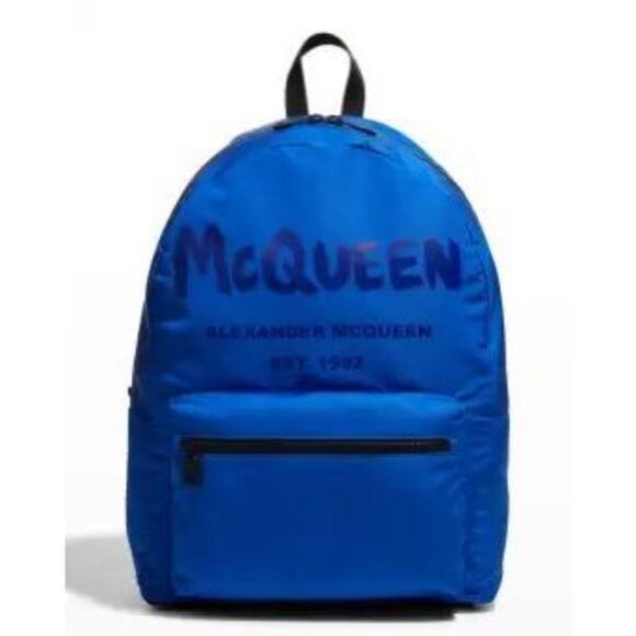 NWT Alexander McQueen Men's Metropolitan Graffiti Logo Backpack $1250 - Picture 1 of 8